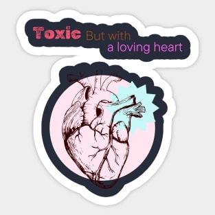 Toxic woman Sticker